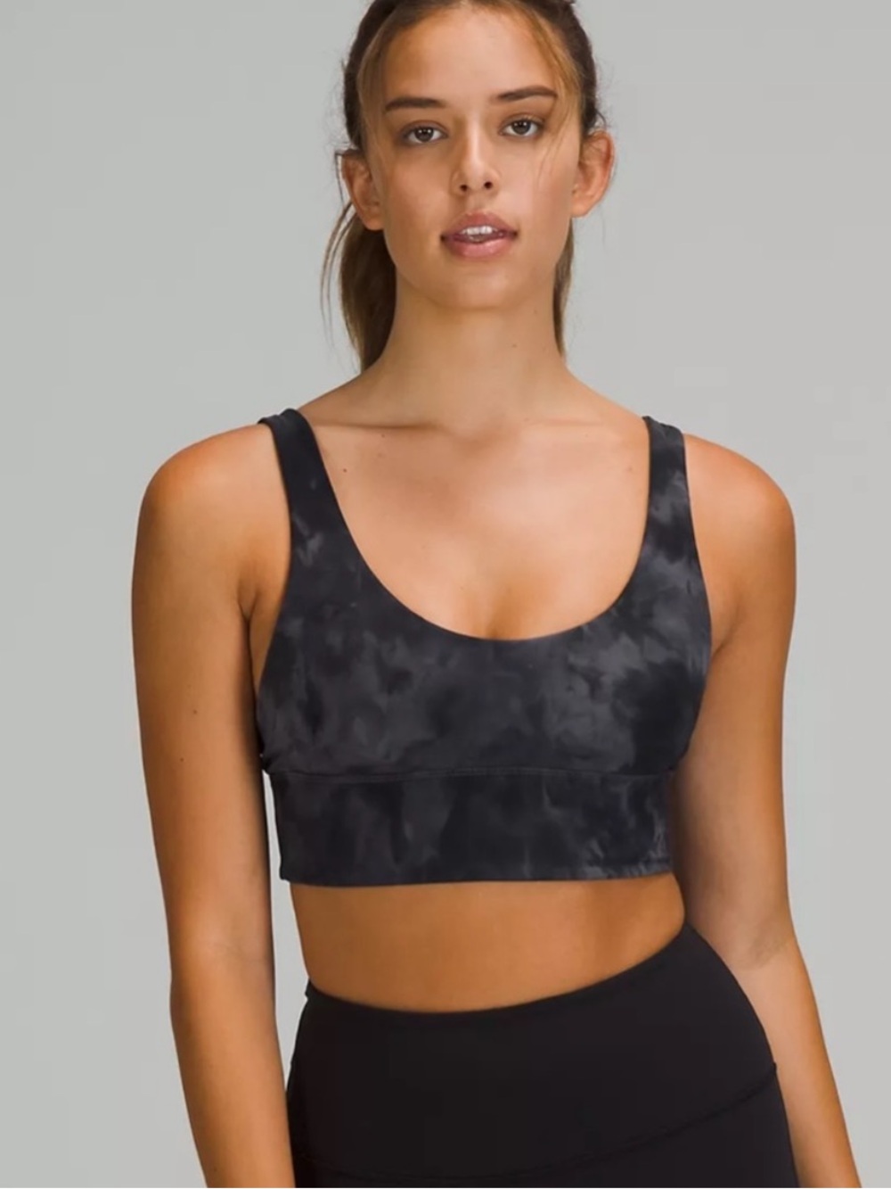 ✨ Lululemon Align Reversible Scoop Sports Bra - Black Tie-Dye ✨
